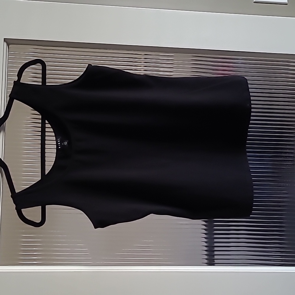 Black tank top